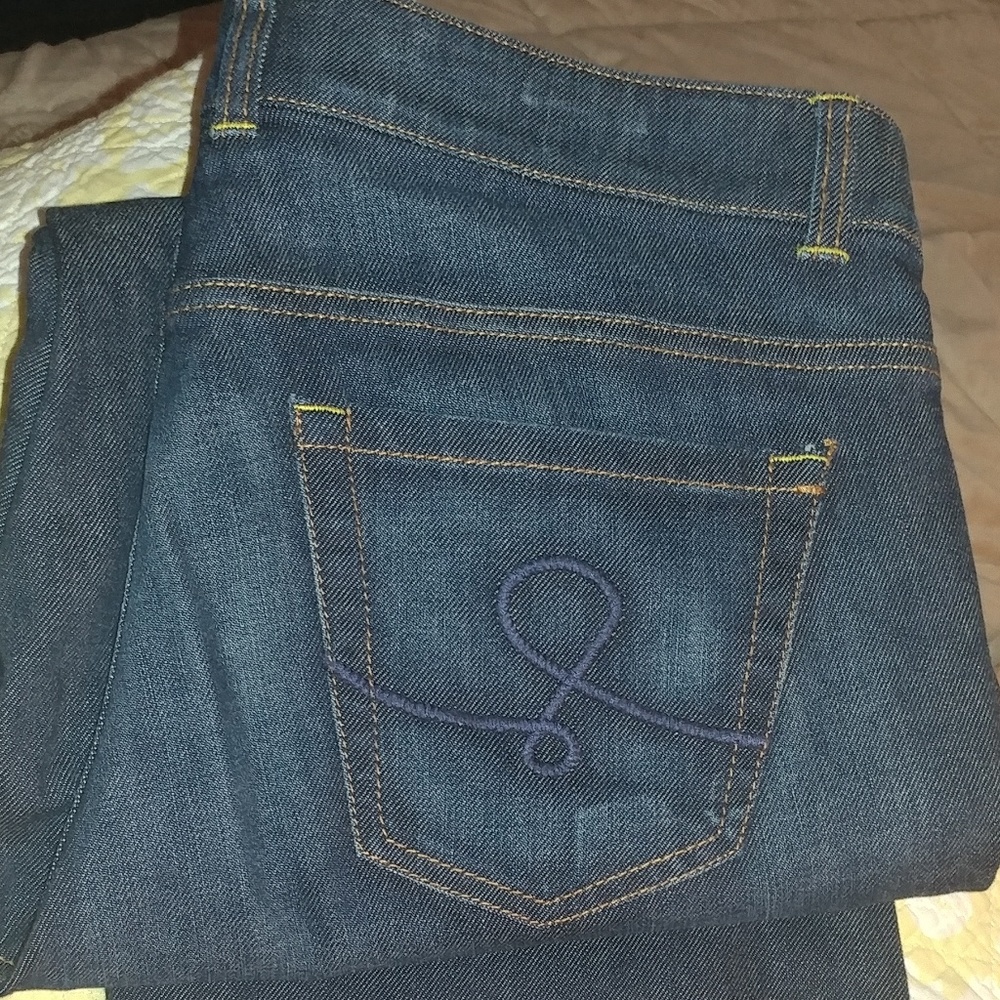 Lilly Pulitzer Dark Blue Straight Leg Jeans